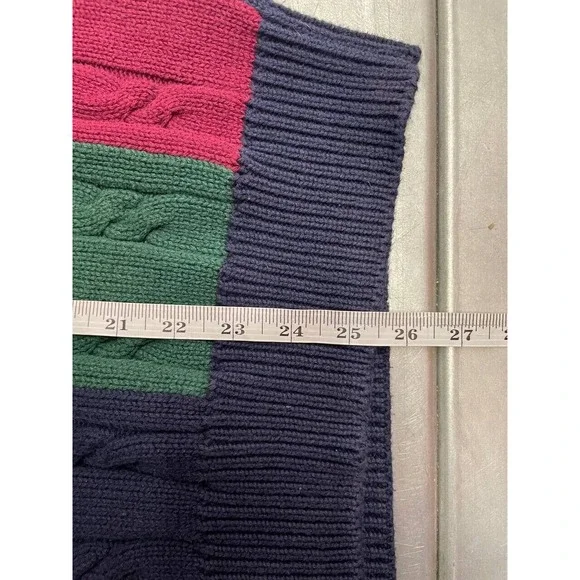 Vintage John Ashford Cable Knit Sweater Mens‎ Large - Picture 8 of 8